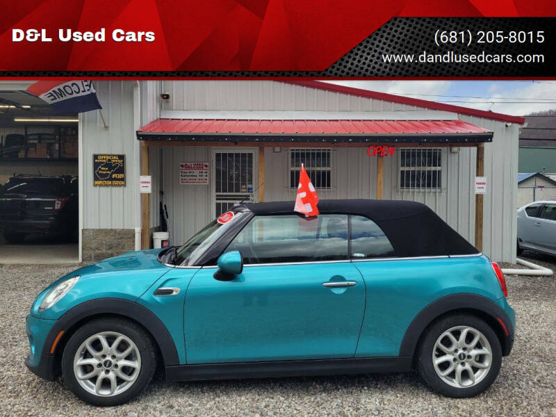 2016 MINI Convertible for sale at D&L Used Cars in Charleston WV