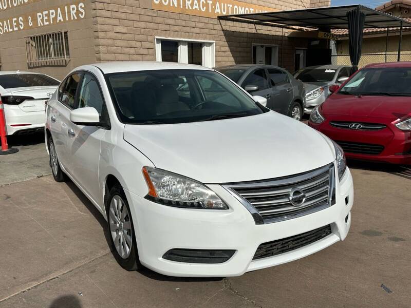 2015 Nissan Sentra for sale at CONTRACT AUTOMOTIVE in Las Vegas NV