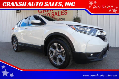 2019 Honda CR-V for sale at CRANSH AUTO SALES, INC in Arlington TX