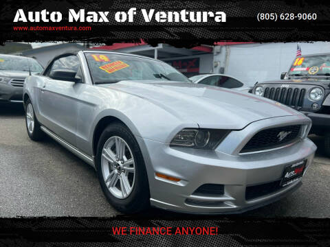 2014 Ford Mustang for sale at Auto Max of Ventura in Ventura CA