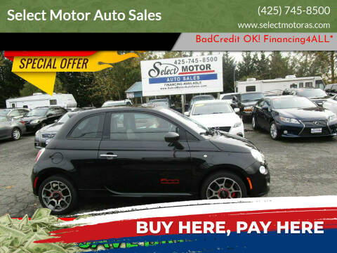 2012 FIAT 500 for sale at Select Motor Auto Sales in Lynnwood WA