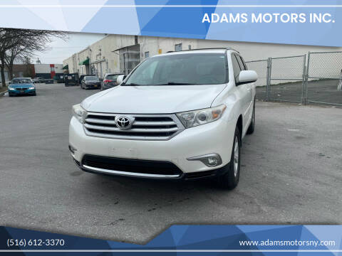 2013 Toyota Highlander for sale at Adams Motors INC. in Inwood NY