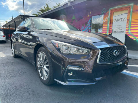 2018 Infiniti Q50 for sale at EM Auto Sales in Miami FL