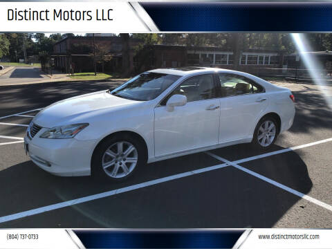 2007 Lexus ES 350 for sale at Distinct Motors LLC in Mechanicsville VA