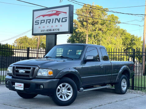 2007 Ford Ranger for sale at Spring Motors in Spring TX