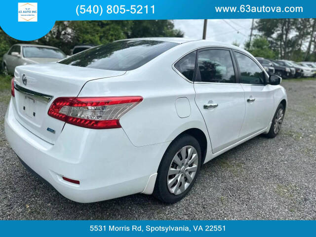 2014 Nissan Sentra for sale at 63 Auto Inc in Spotsylvania, VA