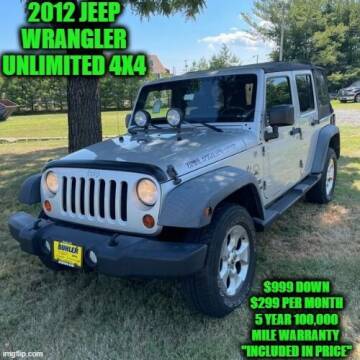 2012 Jeep Wrangler Unlimited for sale at D&D Auto Sales, LLC in Rowley MA