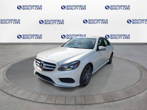 2014 Mercedes-Benz E-Class for sale at SOUTHFIELD QUALITY CARS in Detroit MI