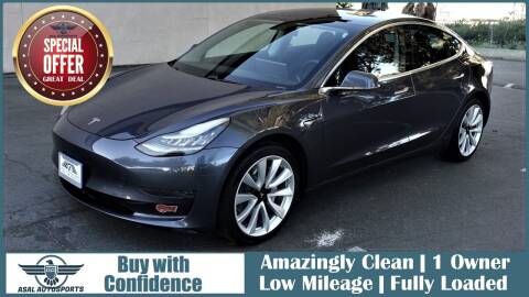 2019 Tesla Model 3 for sale at ASAL AUTOSPORTS in Corona CA