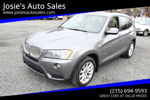 2014 BMW X3 for sale at Josie's Auto Sales in Gilbertsville PA