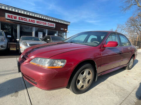 2002 Honda Accord for sale at New England Motor Cars in Springfield MA