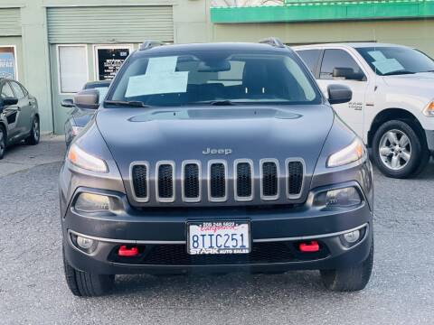 2014 Jeep Cherokee for sale at STARK AUTO SALES INC in Modesto CA