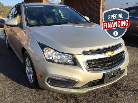 2015 Chevrolet Cruze for sale at Aiden Motor Company in Portsmouth VA