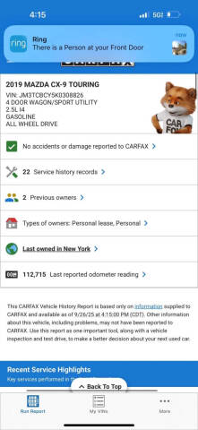 2019 Mazda CX-9 Touring