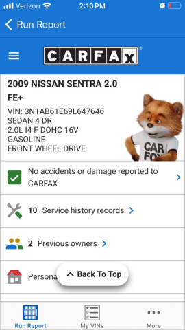 2009 Nissan Sentra 2.0 FE+