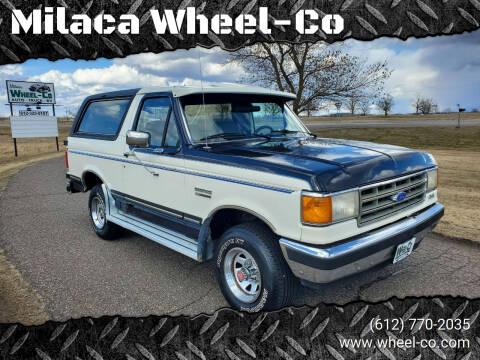 1989 Ford Bronco for sale at Milaca Wheel-Co in Milaca MN
