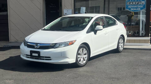 2012 Honda Civic for sale at Eagle Auto Sale LLC in Holbrook MA