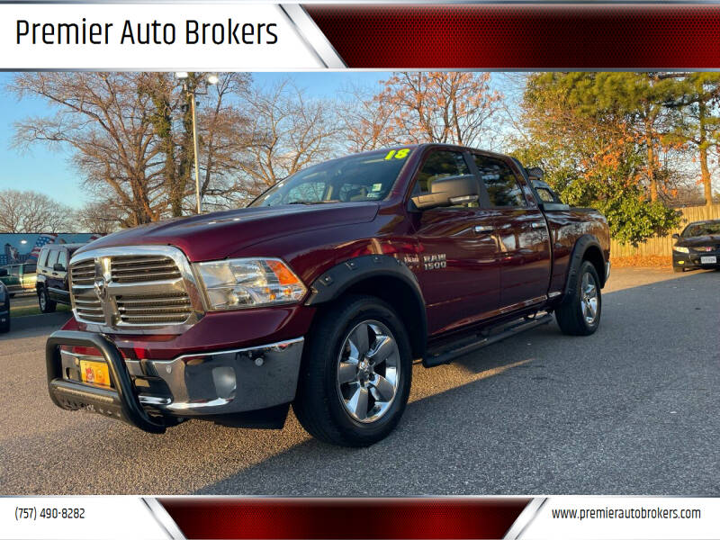 2018 RAM Ram Pickup 1500 for sale at Premier Auto Brokers in Virginia Beach VA