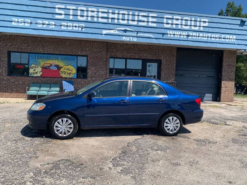 2007 Toyota Corolla for sale at Storehouse Group in Wilson NC