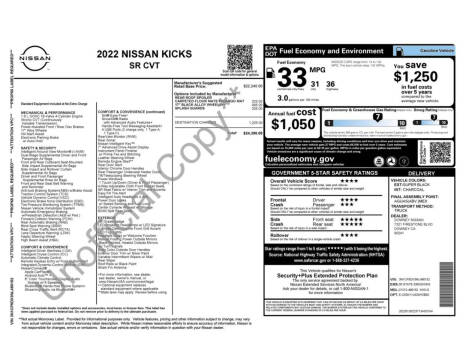 2022 Nissan Kicks SR