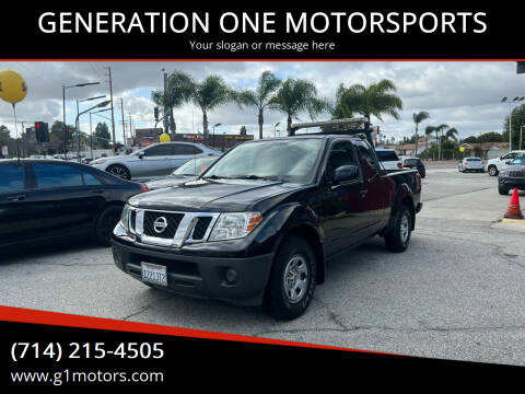 2019 Nissan Frontier for sale at GENERATION ONE MOTORSPORTS in La Habra CA