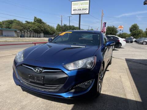 2015 Hyundai Genesis Coupe for sale at Shock Motors in Garland TX