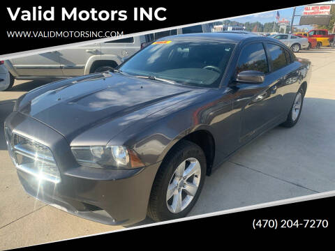 2013 Dodge Charger for sale at Valid Motors INC in Griffin GA