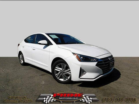 2020 Hyundai Elantra for sale at PRIME MOTORS LLC in Arlington VA