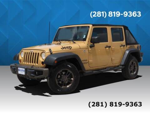 2013 Jeep Wrangler Unlimited for sale at BIG STAR CLEAR LAKE - USED CARS in Houston TX