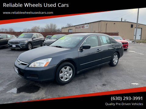 2006 Honda Accord for sale at Reliable Wheels Used Cars in West Chicago IL