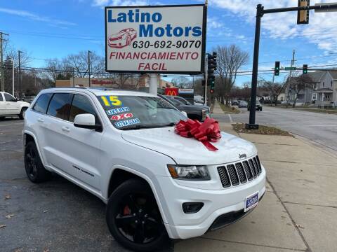2015 Jeep Grand Cherokee for sale at Latino Motors in Aurora IL