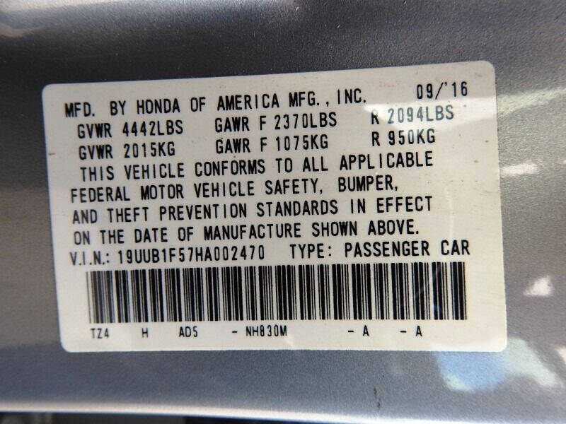 2017 Acura TLX  - $17,900