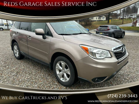 2014 Subaru Forester for sale at Reds Garage Sales Service Inc in Bentleyville PA
