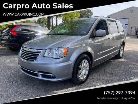 2015 Chrysler Town and Country for sale at Carpro Auto Sales in Chesapeake VA
