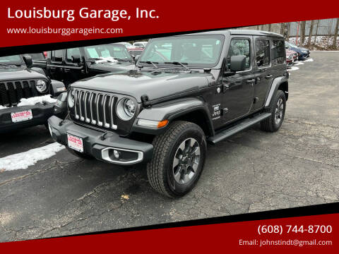 2021 Jeep Wrangler Unlimited for sale at Louisburg Garage, Inc. in Cuba City WI
