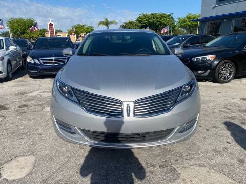 2014 Lincoln MKZ for sale at America Auto Wholesale Inc in Miami FL