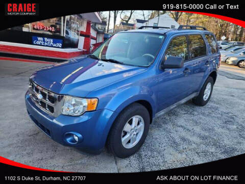 2009 Ford Escape for sale at CRAIGE MOTOR CO in Durham NC