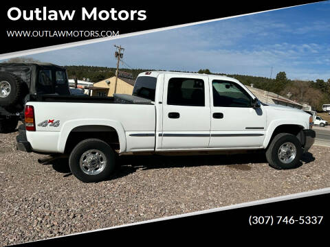 2002 GMC Sierra 2500HD for sale at Outlaw Motors in Newcastle WY