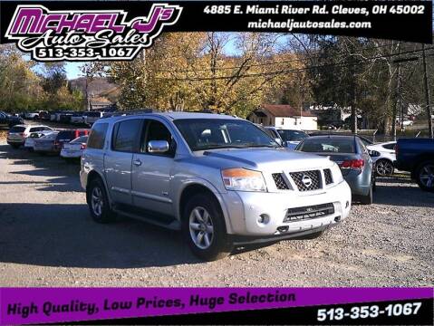 2008 Nissan Armada for sale at MICHAEL J'S AUTO SALES in Cleves OH