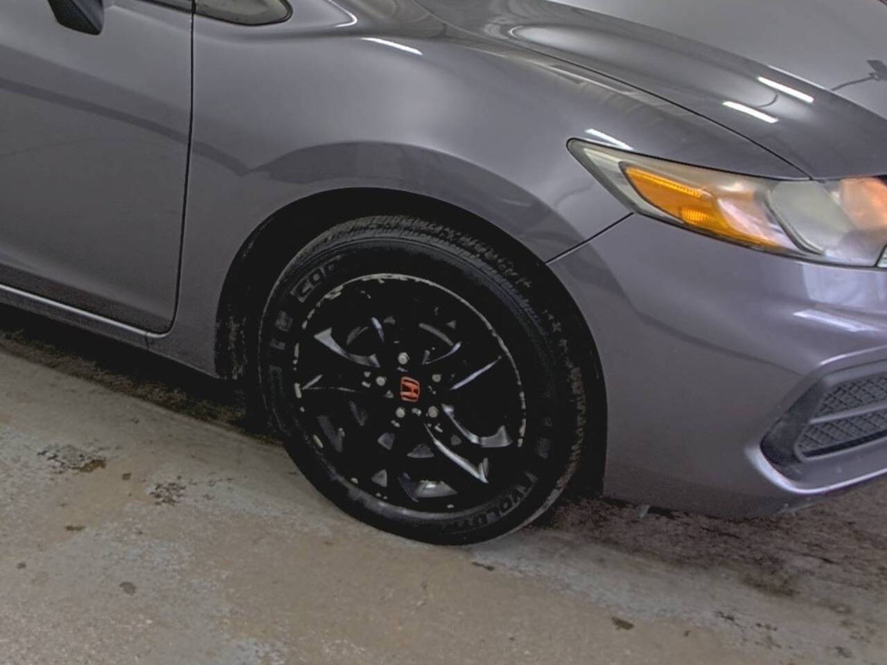 Dk. Gray 2014 Honda Civic LX LX 2dr Coupe CVT 3