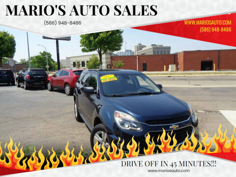 2017 Chevrolet Equinox for sale at MARIO'S AUTO SALES in Mount Clemens MI