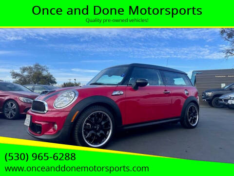2012 MINI Cooper Clubman for sale at Once and Done Motorsports in Chico CA