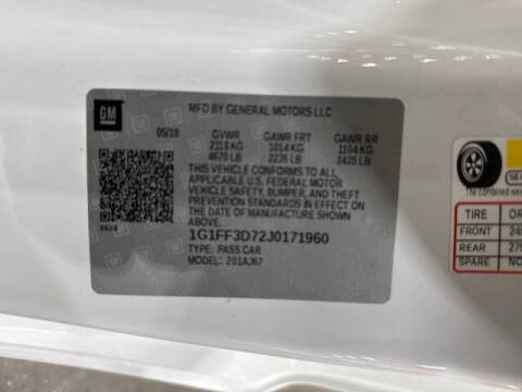 2018 Chevrolet Camaro SS