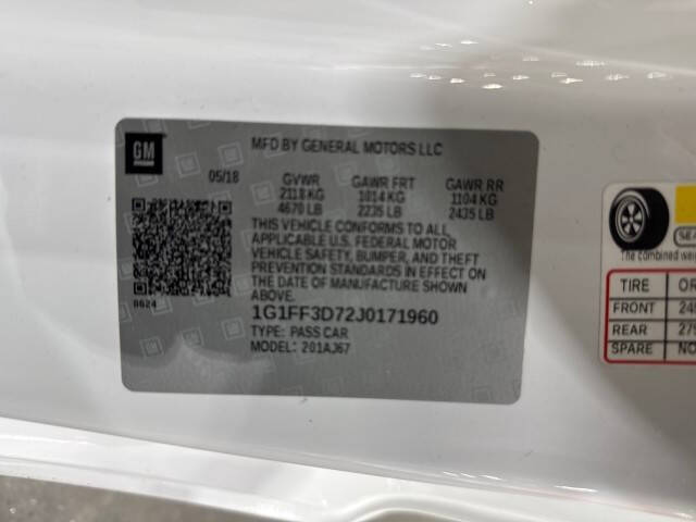 2018 Chevrolet Camaro SS