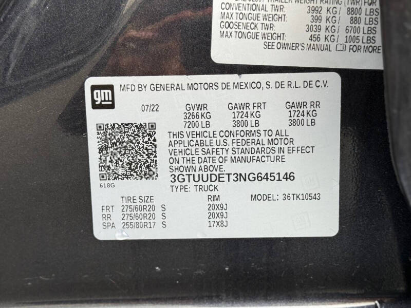 2022 GMC Sierra 1500