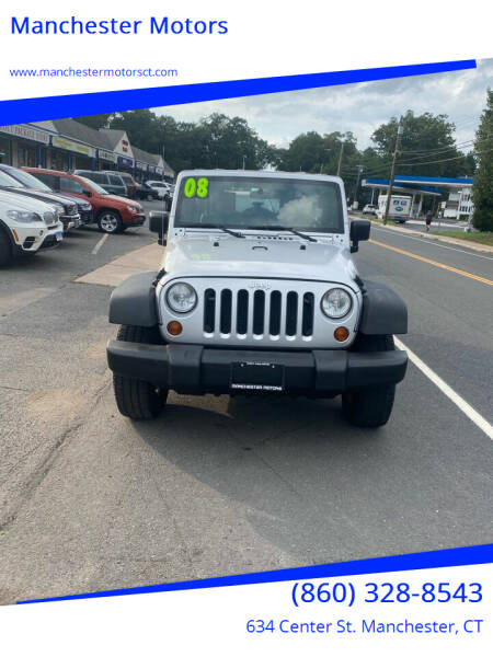 2008 Jeep Wrangler Unlimited for sale at Manchester Motors in Manchester CT