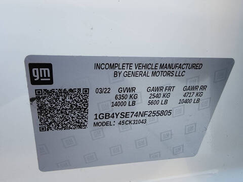 2022 Chevrolet Silverado 3500HD CC Work Truck