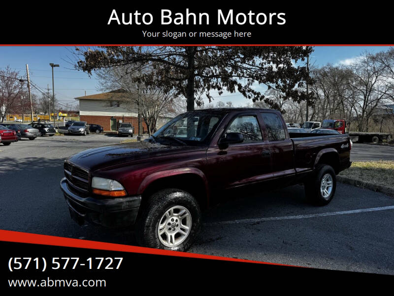 2003 Dodge Dakota for sale at Auto Bahn Motors in Winchester VA