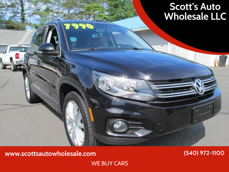 2012 Volkswagen Tiguan for sale at Scott's Auto Wholesale LLC in Locust Grove VA