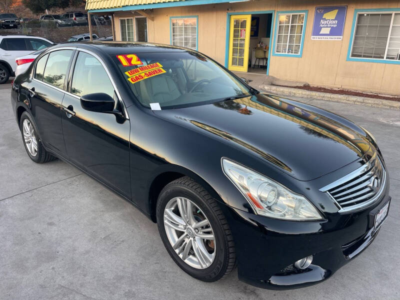 2012 Infiniti G37 Sedan for sale at 1 NATION AUTO GROUP in Vista CA